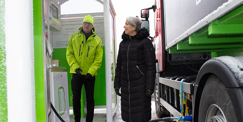 Landshövdingen inviger biogasmacken